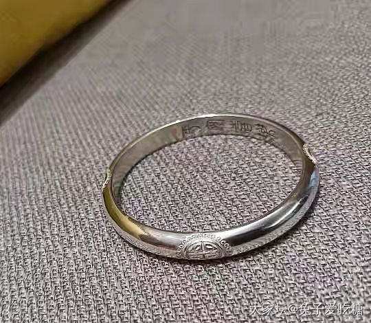 闭口福禄寿喜小泥鳅背镯叽_手镯银
