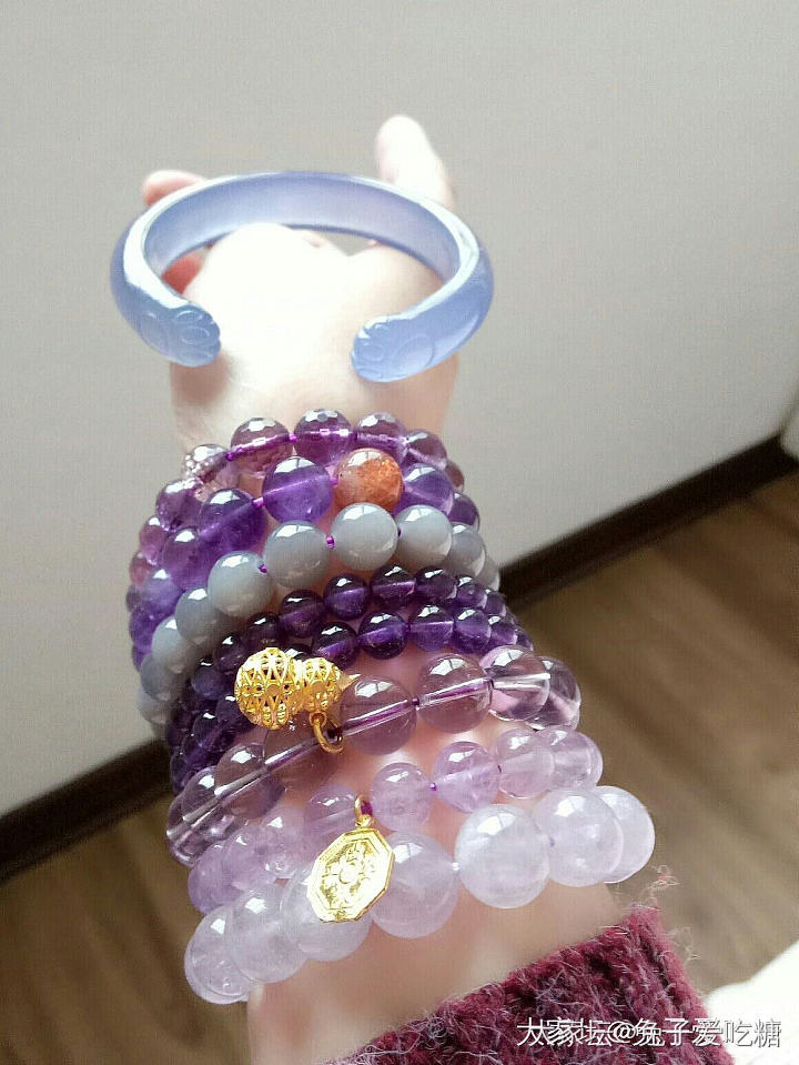 晒一些我的串串_珠串水晶彩色宝石