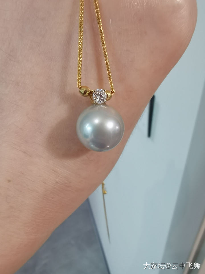又diy了一颗_珍珠手工diy金