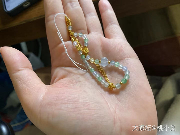 黄金配翡翠_金串珠翡翠
