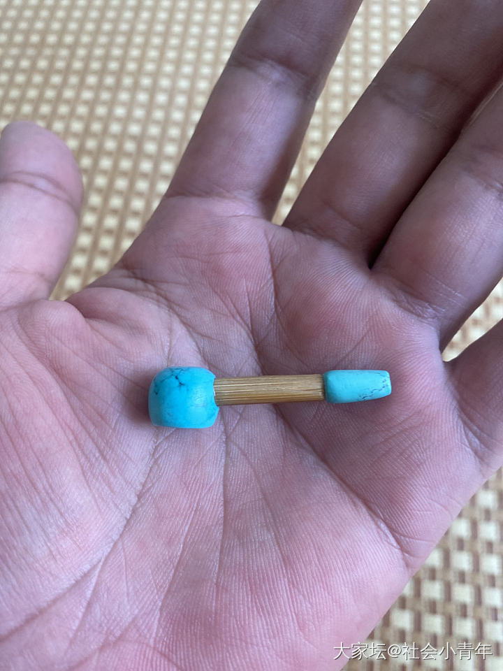 自制小烟斗_手工diy松石