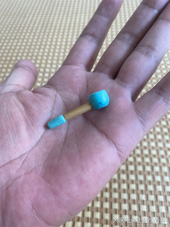 自制小烟斗_手工diy松石