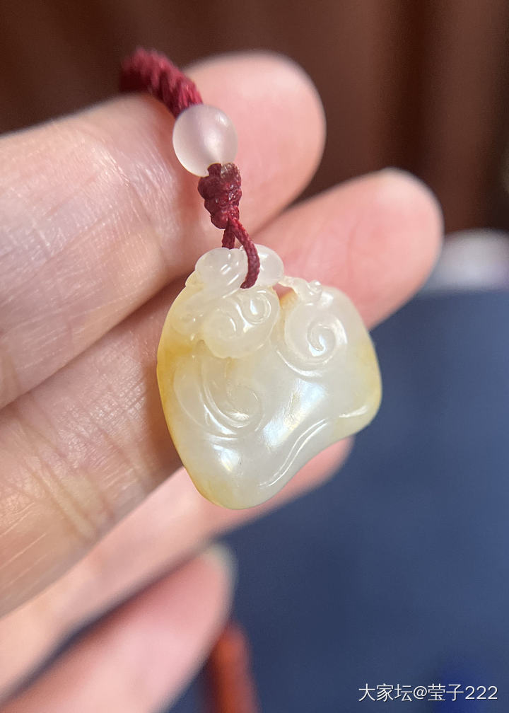你能看见如意上趴了一只小猴子吗？_和田玉