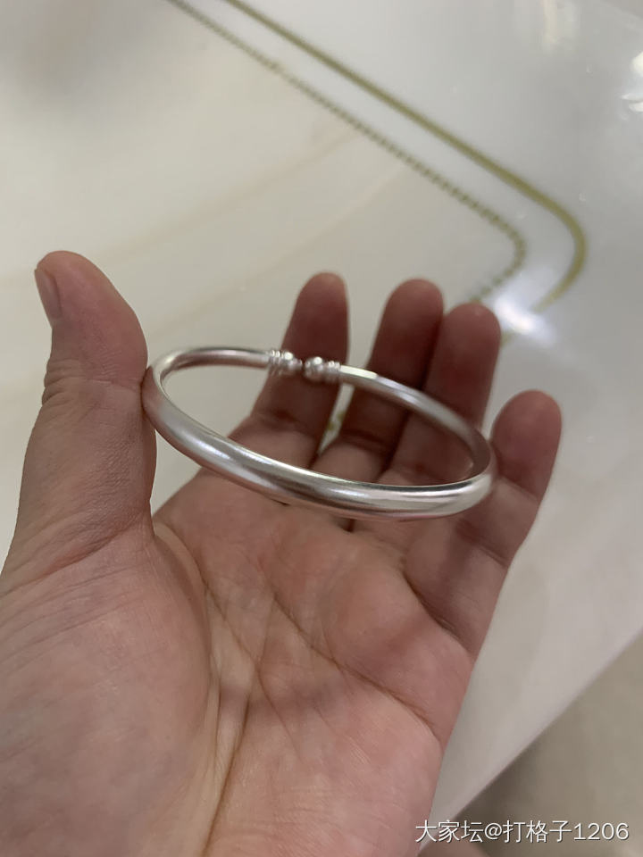 运气太好，抢到一个现货_手镯银