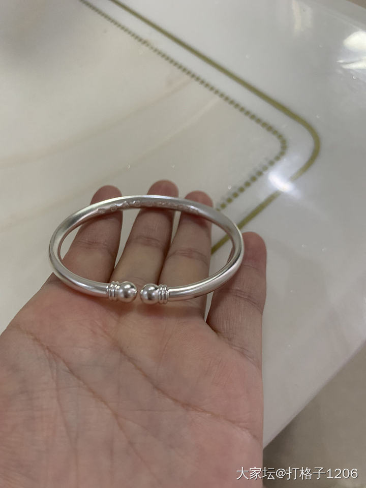运气太好，抢到一个现货_手镯银