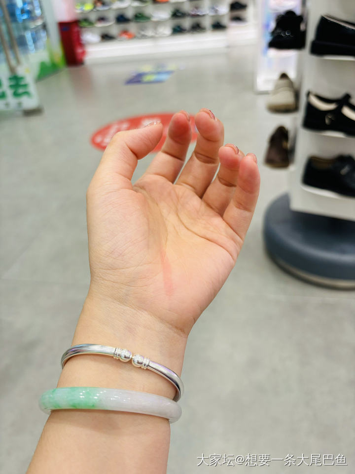 运气太好，抢到一个现货_手镯银