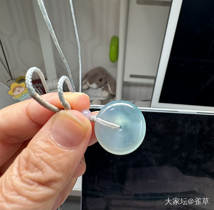 翠儿家的平安扣_翡翠
