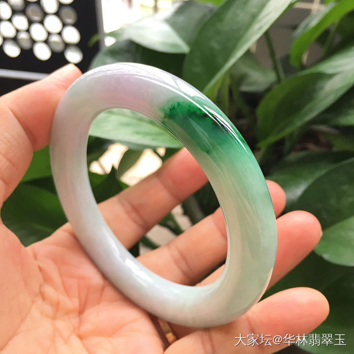 阳绿翡翠胖圆条58MM_翡翠