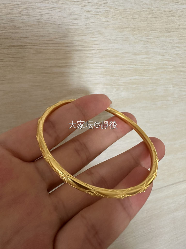 我的也到了～_福利社手镯金