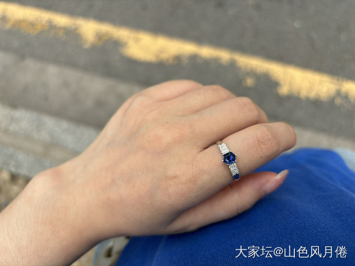 又买了个蓝宝石，麻烦坛友参考一下_(:з」∠)__蓝宝石