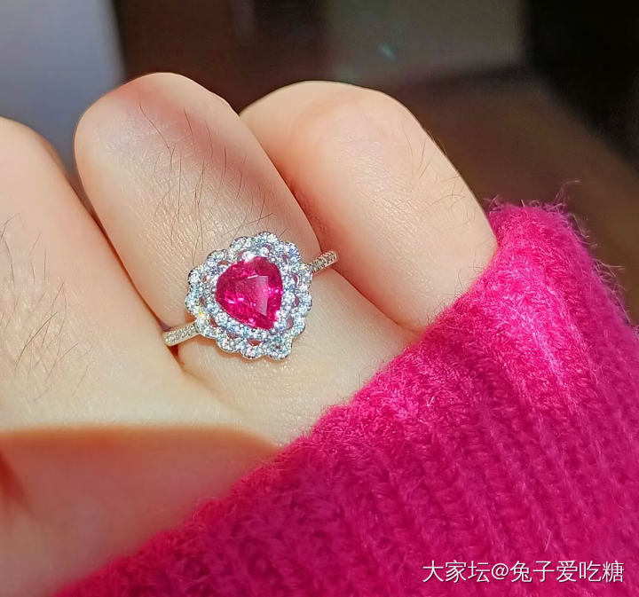 哈哈可以发视频了_尖晶石戒指名贵宝石