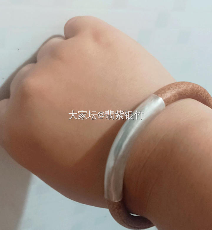 今天的左右手镯～_手镯银