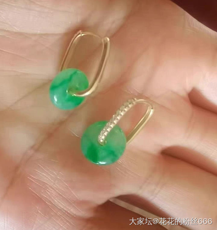 耳扣掉洗手池了_翡翠