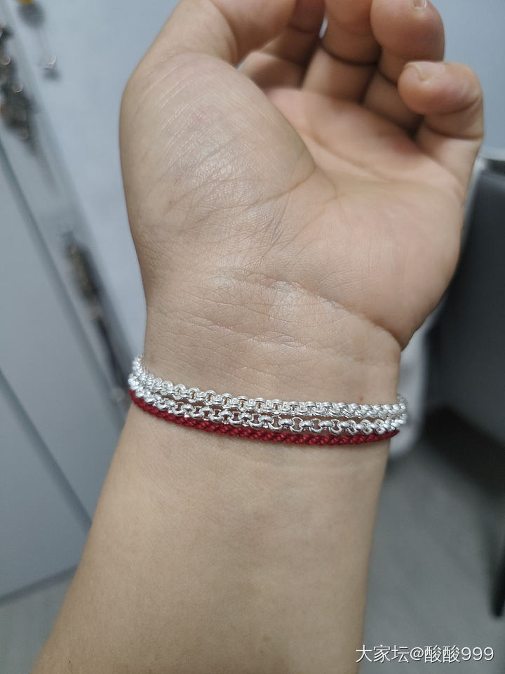 小哥的极细小手链_银