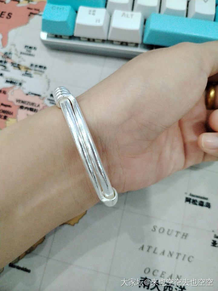 星期日独奏的月珥，50克，54圈_手镯银