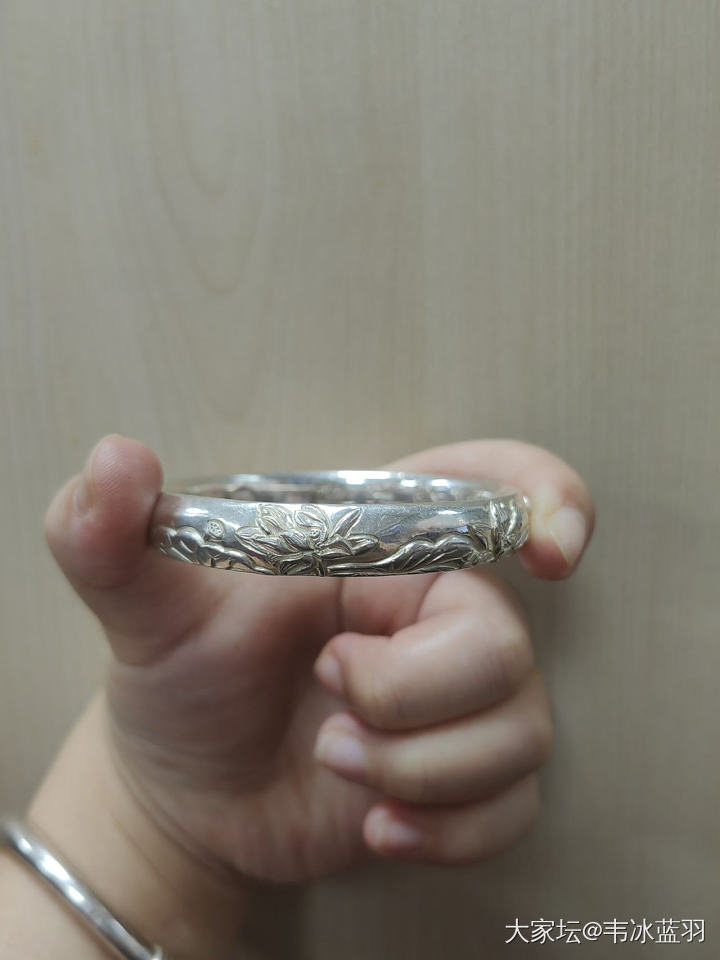 【记录一只镯③】成峰•荷韵_匠人银