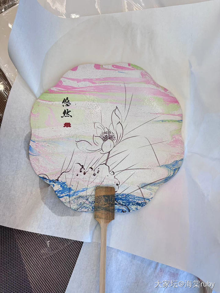 响应号召，最近做的漆扇。_文玩