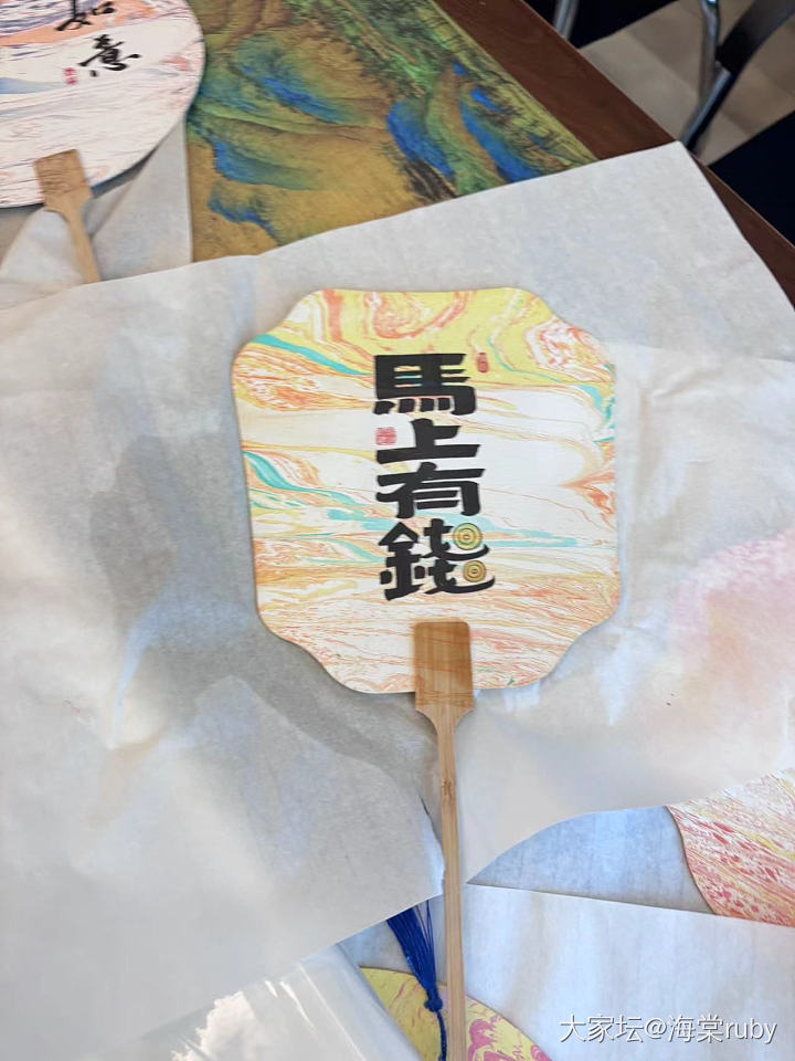 响应号召，最近做的漆扇。_文玩