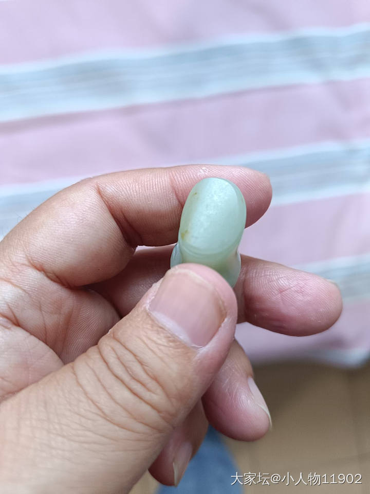 折腾不动了，最后一个和田竹节_挂件和田玉