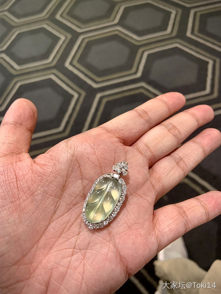 种老到头的玻璃钢叶子_翡翠