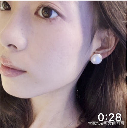 便宜大马贝_耳钉珍珠