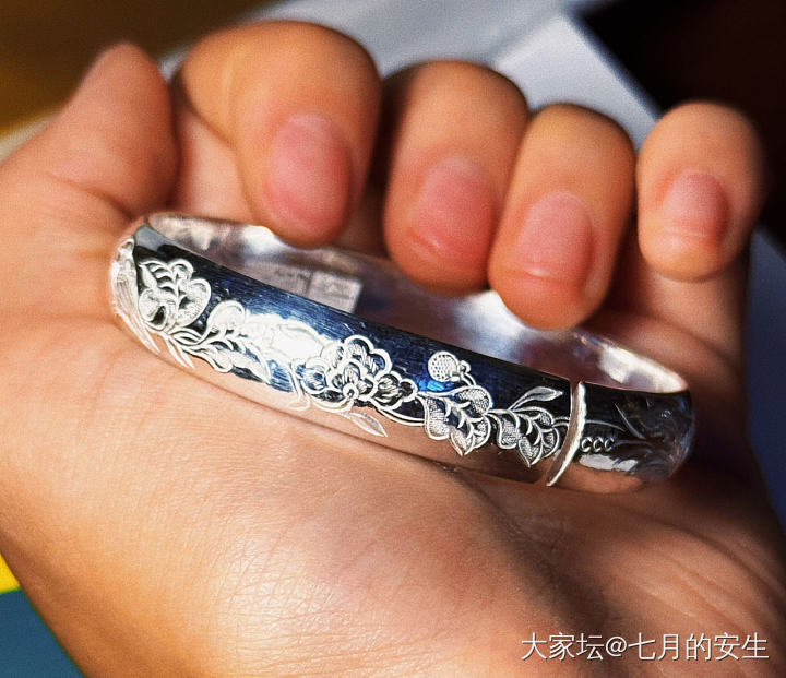 杨师傅的镯子～_匠人银