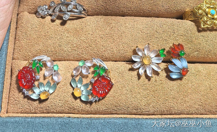 花花耳环的买家秀_翡翠