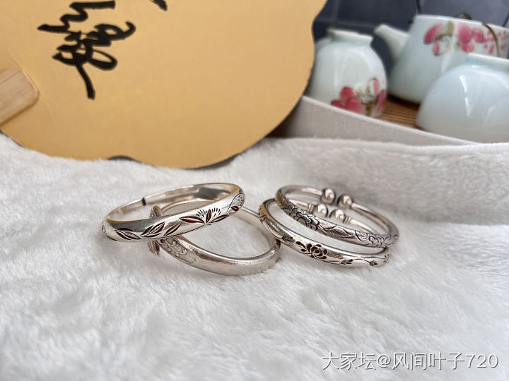 一年一度的中秋节换镯记_和田玉银金