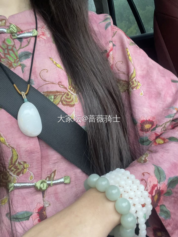 青白籽搭配白玉长串_珠串和田玉