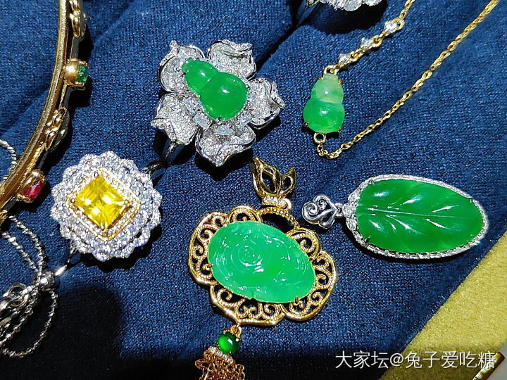 一大波酱油到手_翡翠彩色宝石名贵宝石