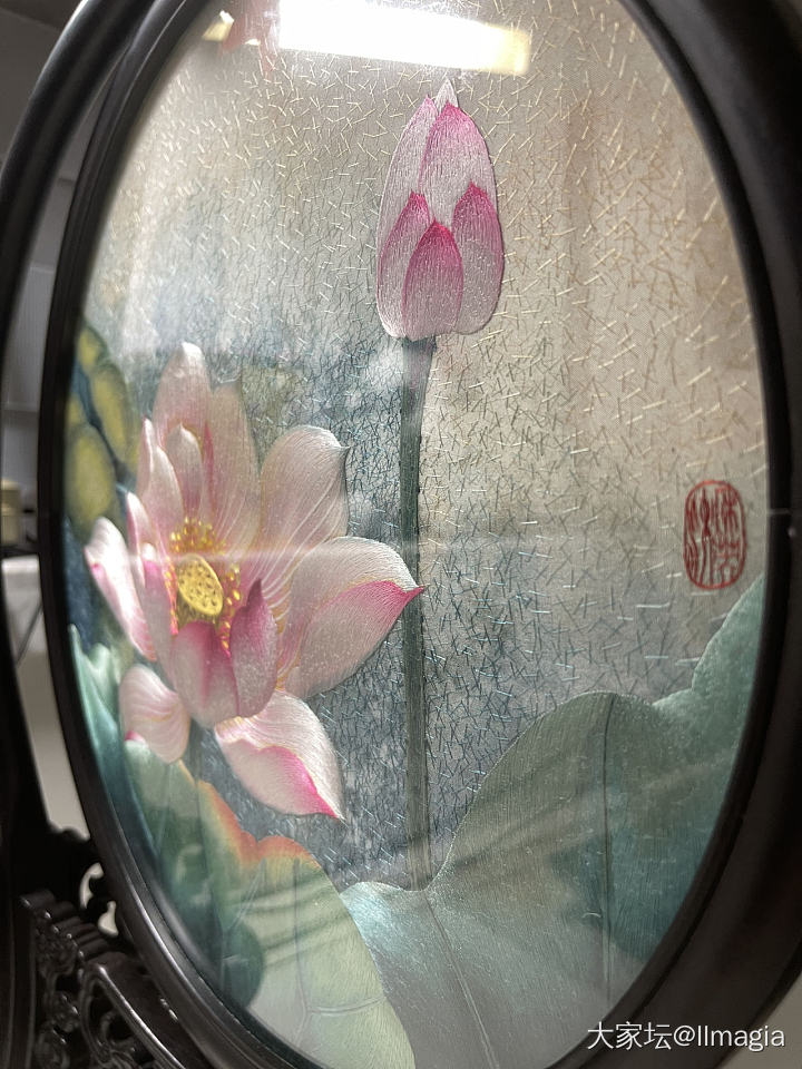 讲讲苏绣之： 三入摆台（入大坑）_工艺品