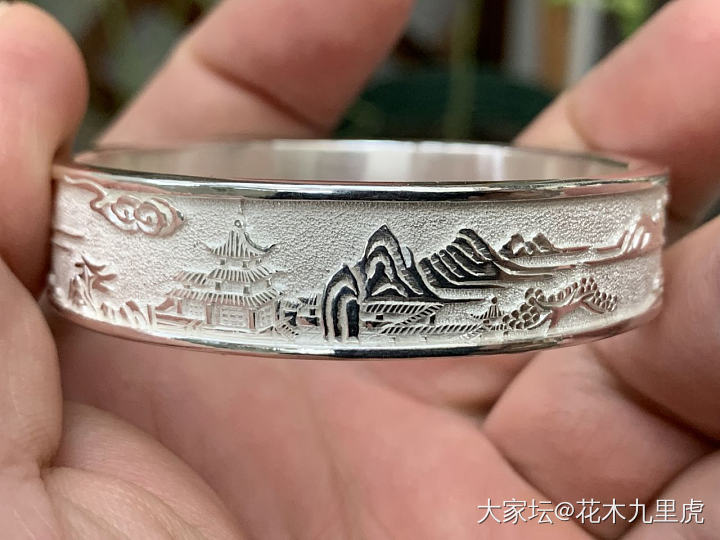 古语坊，我终于排到了_手镯银