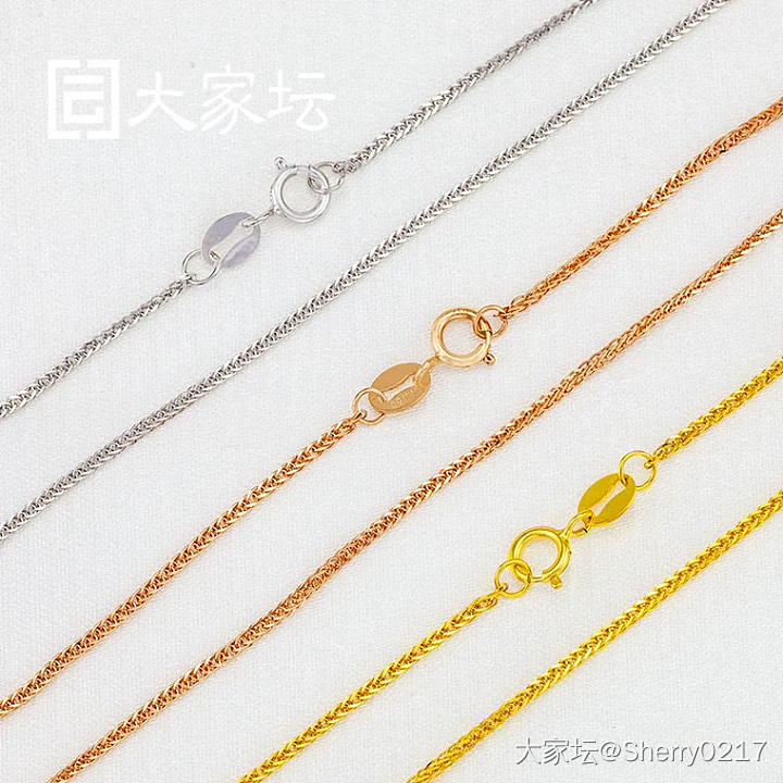 这两款校长家的18k项链选哪个好呀_K金项链