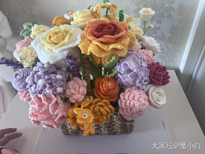 看坛友发毛线钩织，我也发一个_钩针