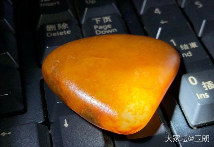 金扇叶_原石玉石和田玉