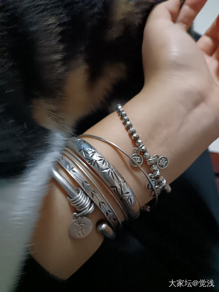 近日_手链手镯银
