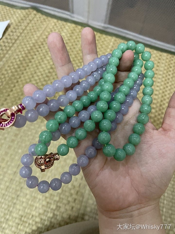 送妈妈的紫珠到了 开心_翡翠