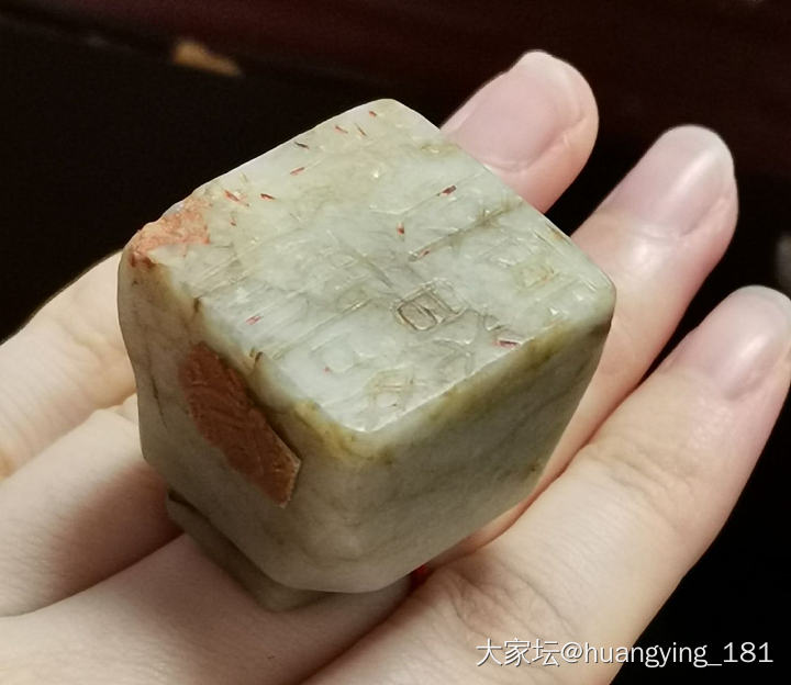 展示下我新收的土豪指环_和田玉