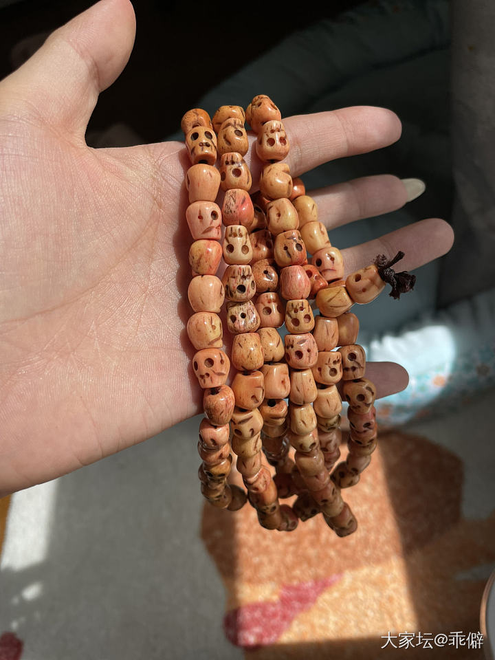 有没有大神知道这串是啥材质_文玩