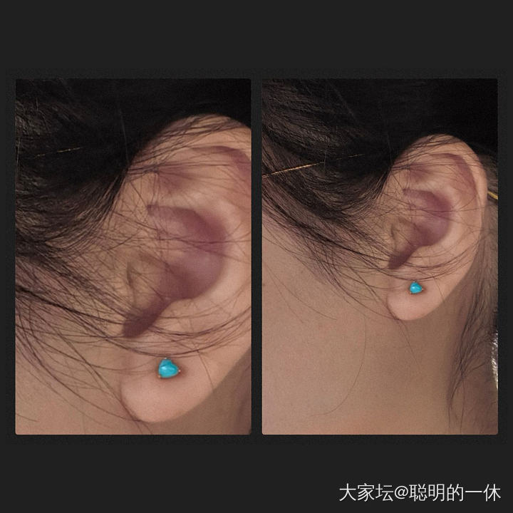 美松耳钉_耳钉松石