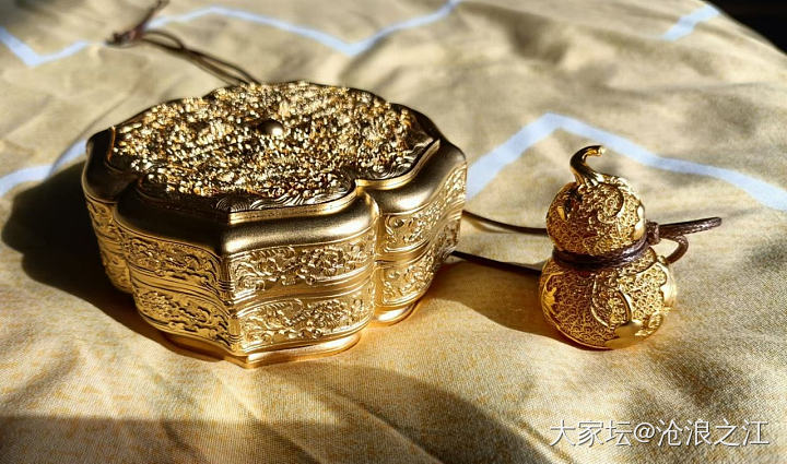 香盒_摆件金