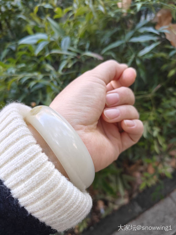 晒晒和田后宫的佳丽_手镯和田玉