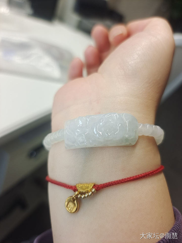 友友们！看看你们的叠戴搭子！_搭配和田玉