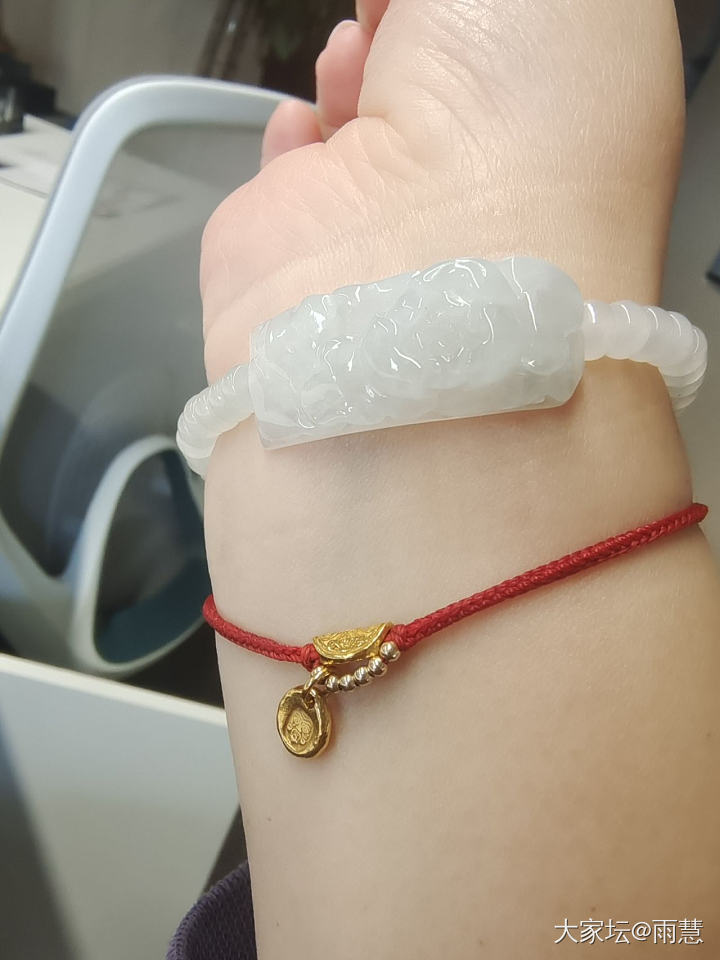 友友们！看看你们的叠戴搭子！_搭配和田玉