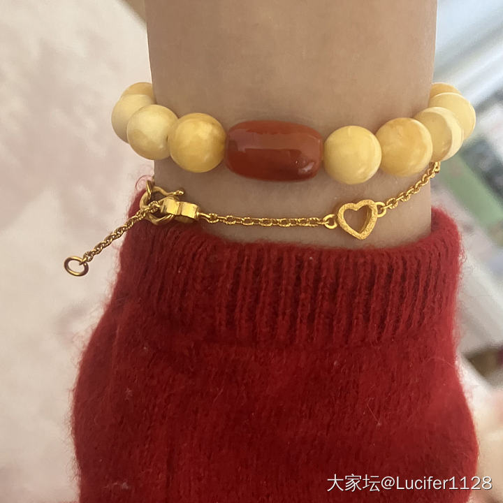 友友们！看看你们的叠戴搭子！_搭配和田玉