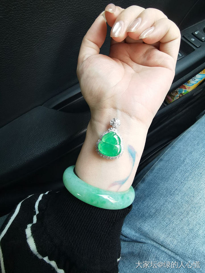 终于薅到了有眼缘的胖葫芦！_吊坠翡翠