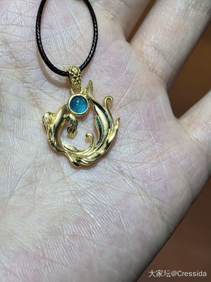 让我放弃羊毛的文鳐鱼_吊坠金