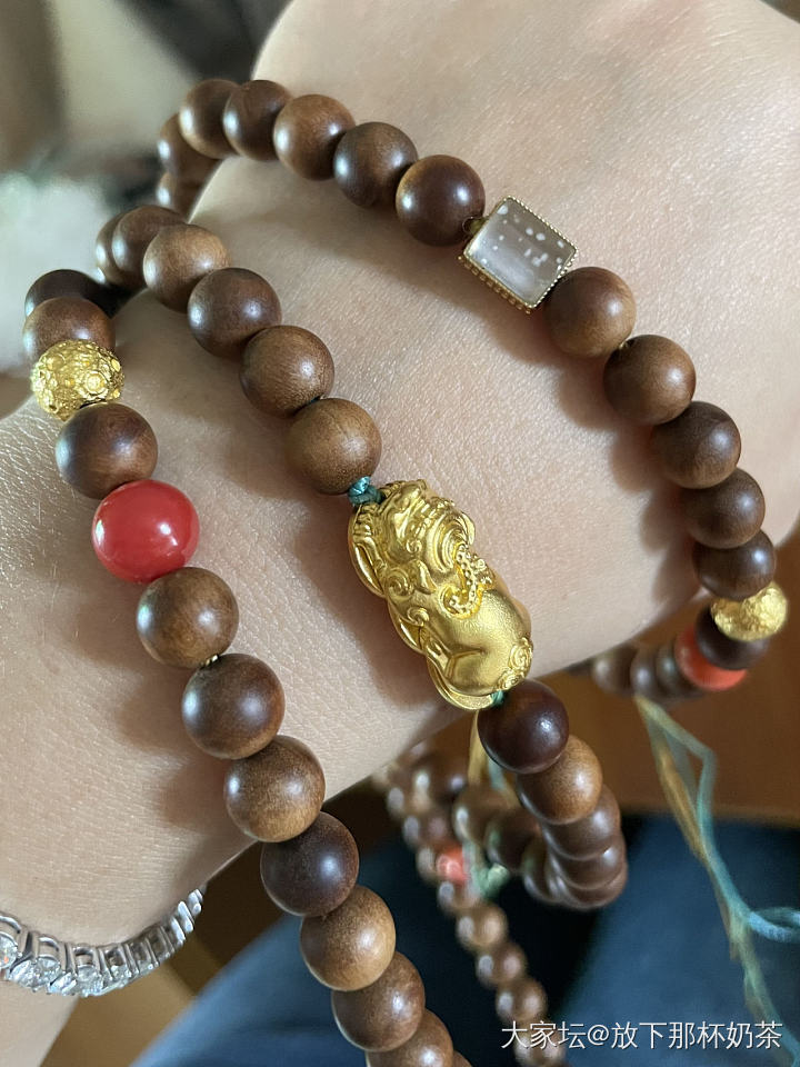 双十一没有薅羊毛，这个貔貅是我克价最高的金子了_串珠金