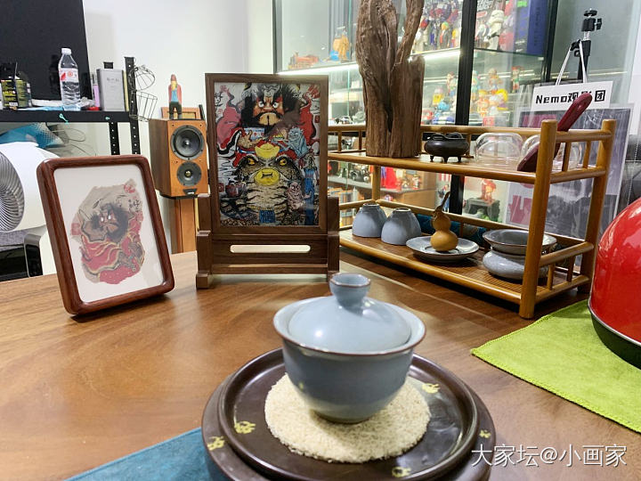 我的画和茶桌绝配啊_茶道