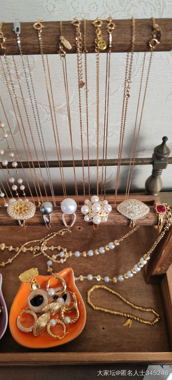 黄金K金吊坠，钻戒💍，彩宝，珍珠饰品